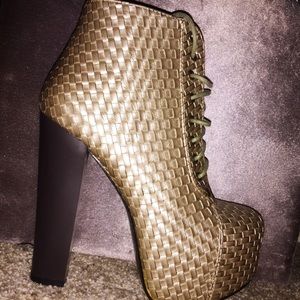 Golden Brown Booties